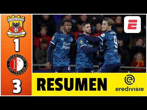 El Feyenoord de Santiago Giménez GOLEÓ 3-1 a Go Ahead Eagles | Eredivisie