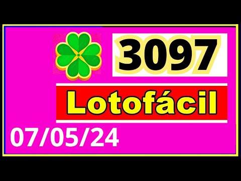 LotoFacil 3097 - Resultado da Lotofacil Concurso 3097
