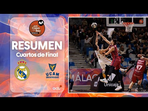 Real Madrid - UCAM Murcia (84-79) RESUMEN | Copa del Rey Málaga 2024