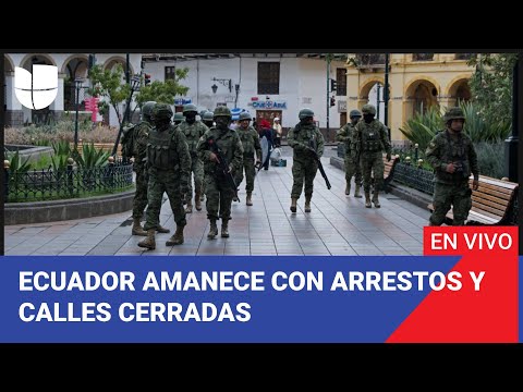 Edición Digital: Ecuador amanece con arrestos y calles cerradas tras ola de violencia