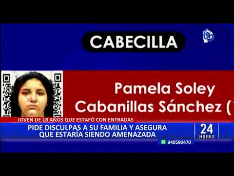 Pamela Cabanillas: Joven que estafó con entradas anuncia que se entregará a la justicia europea