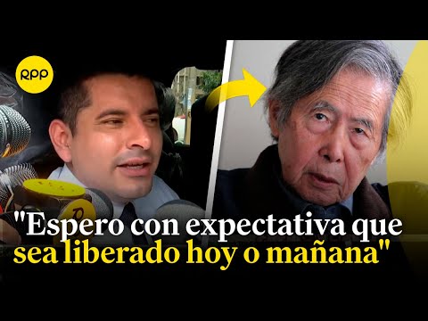 Abogado de Alberto Fujimori espera su pronta excarcelación
