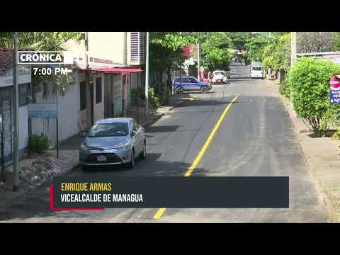 Alcaldía de Managua continúa cumpliendo con proyectos de mejoramiento vial - Nicaragua