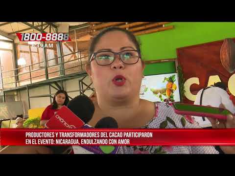 Productores y transformadores participan en festival de cacao - Nicaragua