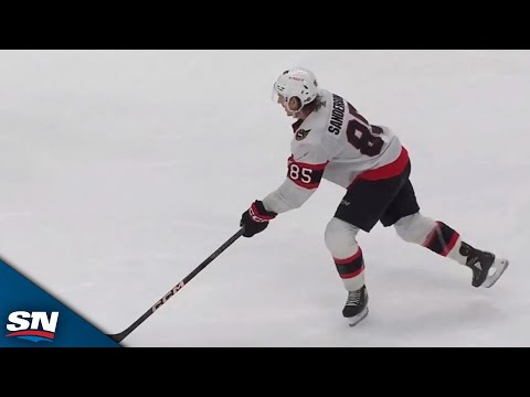 Senators Jake Sanderson Wrists One Top Corner In Overtime