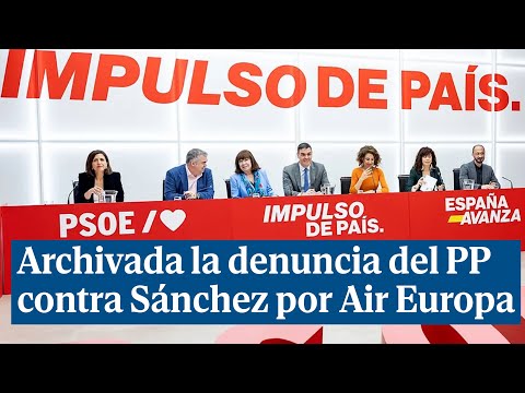 y El PSOE anuncia que la Oficina de Conflictos de Intereses archiva la denuncia del PP contra Sánche