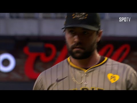 [MLB] 샌디에이고 vs 애틀랜타 맷 월드론 주요장면 (05.18)