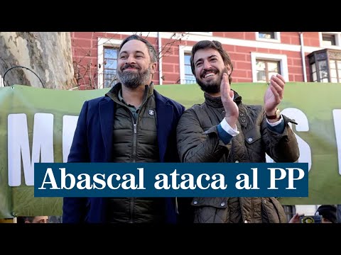 Abascal acusa al PP de parecerse cada vez más al PSOE y ser la cara B del socialismo