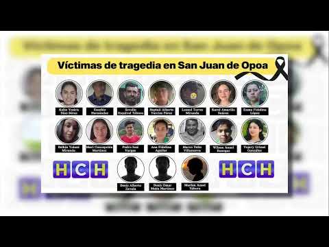 17 familias quedan enlutadas por la tragedia en San Juan de Opoa, Copán