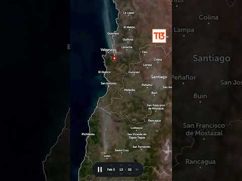 Imágenes satelitales muestran el avance de los incendios forestales este sábado