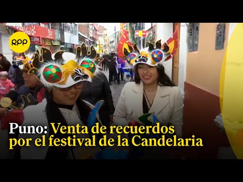 Puno: Pequeños comerciantes reactivan su economía durante festival de la Candelaria
