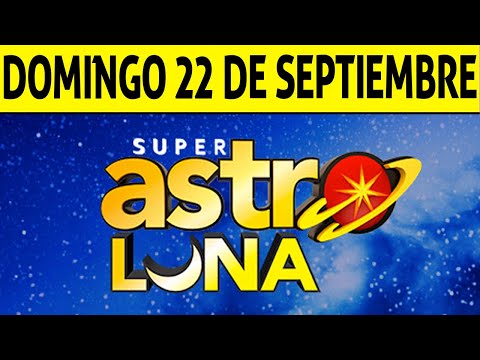 Resultado de ASTRO LUNA del Domingo 22 de Septiembre de 2024  SUPER ASTRO