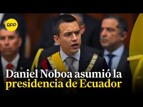 Primer discurso de Daniel Noboa, el nuevo presidente de Ecuador