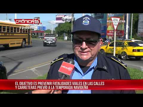 Activan plan para evitar accidentes en carreteras de Nicaragua