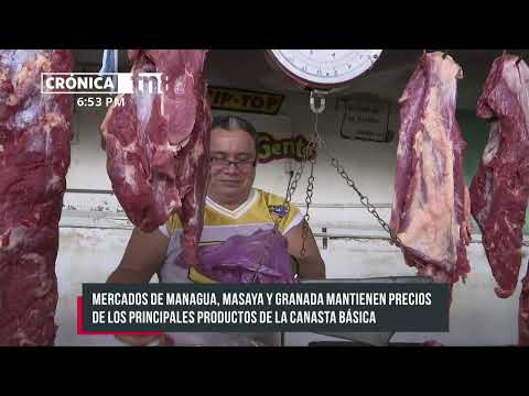 13 productos de la canasta básica mantienen sus precios en Nicaragua
