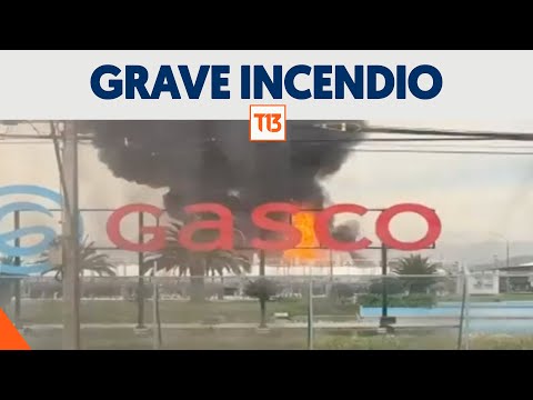 Grave encendio en planta de gas en Maipú: Testigo aseguran que se escuchan explosiones
