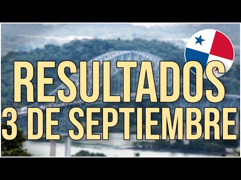 Resultados Lotería de Panamá Domingo 3 de Septiembre 2023