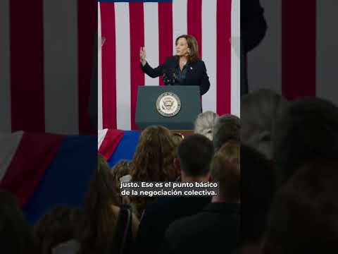 Cuando los sindicatos son fuertes, Estados Unidos lo es: Kamala Harris. #Latinus