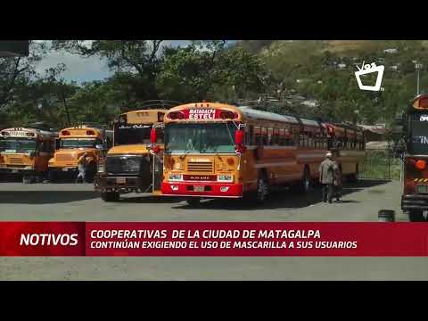 Cooperativas de buses en Matagalpa continúan exigiendo el uso de mascarilla a los usuarios
