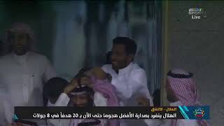شاهد .. كيف عبر رئيس الهلال عن فرحته بعد الفوز على الاتفاق