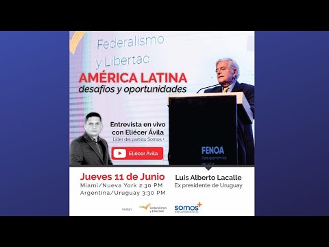 En Directo con Eliecer, invitado especial: Luis Alberto Lacalle, ex presidente de Uruguay