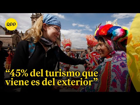 Turismo en el Perú: Este año se está superando los 37 millones de viajes, afirma Mathews