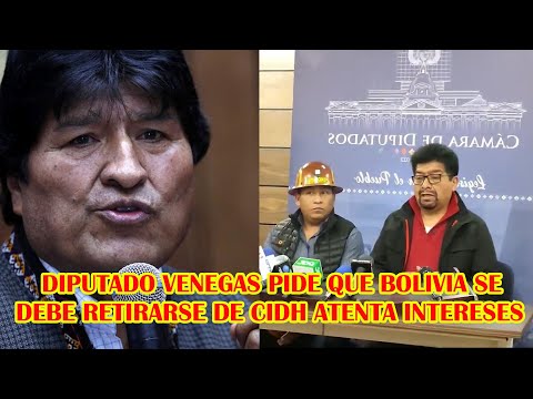 DIPUTADO RAMIRO VENEGAS D3NUNCIA QUE CIDH ESTA DEFENDIENDO INTERESES DE GRUPOS T3RRORISTA EN BOLIVIA
