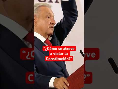 AMLO se lanza contra el juez Rodrigo de la Peza #shorts