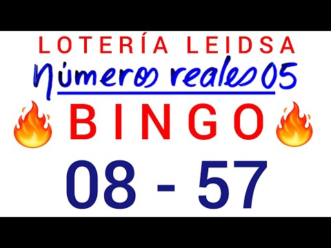 Que PALÉ..! (( 57 - 08 )) BINGO loteria LEIDSA de HOY / PALÉ Y SÚPER que MÁS SALEN en las LOTERÍAS