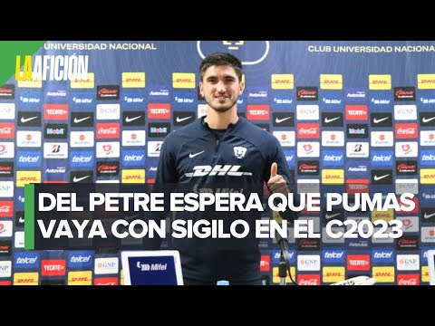 Protagonismo y liguilla, objetivos de Pumas en 2023: Gustavo del Prete