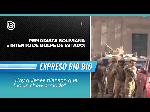 Periodista boliviana e intento de golpe de estado: Hay quienes piensan que fue un show armado