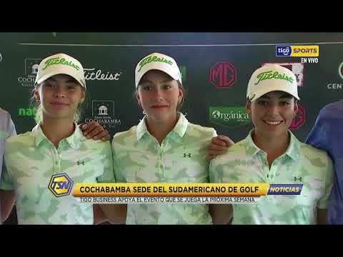 Cochabamba sede del Sudamericano de Golf. Tigo Business apoya el evento que se juega ....