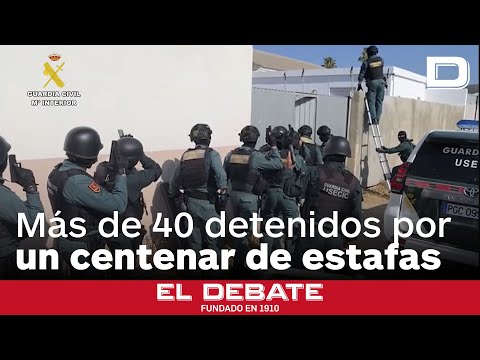 40 detenidos por un centenar de estafas bancarias con las que lograron más de 2 millones de euros