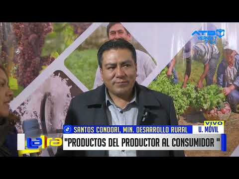 Ministerio de Desarrollo Rural y Tierras promueve la Feria del Campo a la Olla