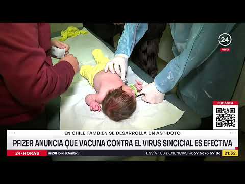 Pfizer anuncia que vacuna contra el virus sincicial es efectiva
