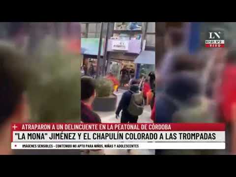 Córdoba: La Mona Jiménez y El Chapulín colorado se pelearon con un ladrón