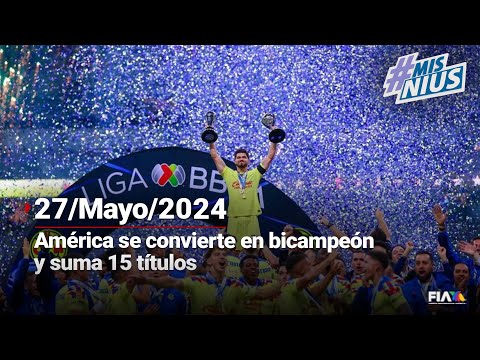 #MisNius | América se convierte en bicampeón y suma 15 títulos