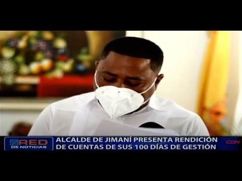 Alcalde de Jimaní presenta rendición de cuentas de sus 100 días de gestión
