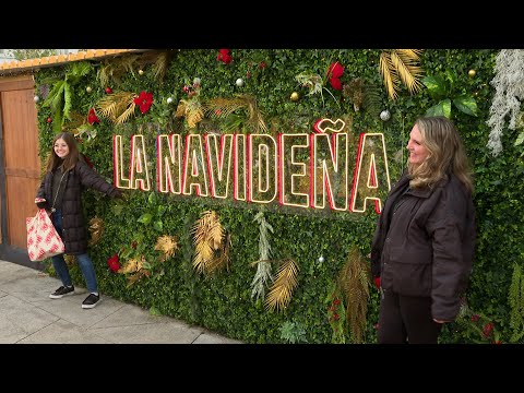 La madrileña Plaza de España da la bienvenida a la Navidad con una pista de hielo
