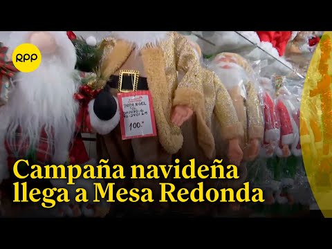 Campaña navideña: Venta de árboles, adornos y nacimiento en Mesa Redonda
