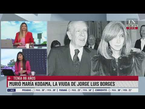 Murió María Kodama, la viuda de Jorge Luis Borges, a sus 86 años