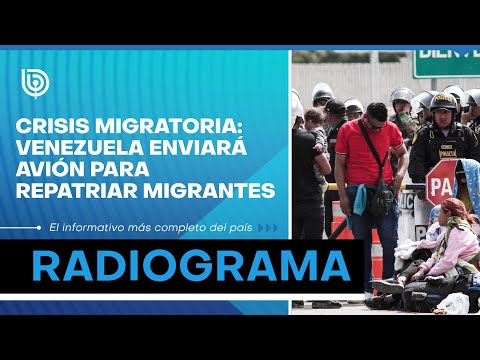 Migración: Venezuela enviará avión para repatriar migrantes