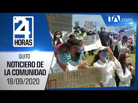Noticias Ecuador: Noticiero 24 Horas, 18/09/2020 (De la Comunidad Primera Emisión)