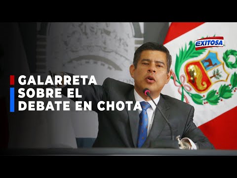 ??Luis Galarreta: Keiko Fujimori ha dicho que va a ir al debate en Chota.