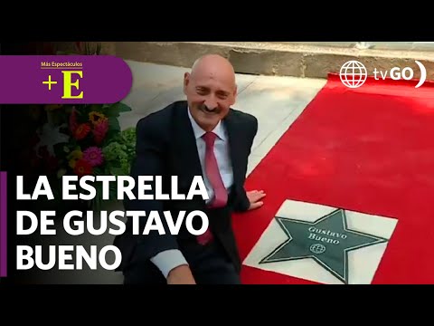 Gustavo Bueno recibe “estrella de la fama” en América Televisión | Más Espectáculos (HOY)