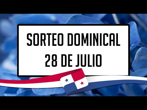 Resultados Lotería de Panamá Domingo 28 de Julio de 2024 - Lotería nacional de Panamá de hoy