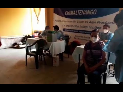 Chimaltenango: Inicia con proceso de vacunación contra el Covid 19