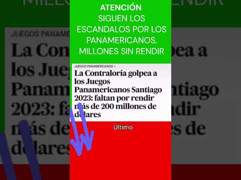 MILLONES PERDIDOS POR LOS #PANAMERICANOS Y NADIE RESPONDE