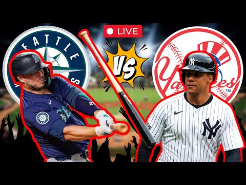 MLB EN VIVO: MARINEROS de SEATTLE vs YANKEES de NUEVA YORK -  LIVE Comentarios- GM 3