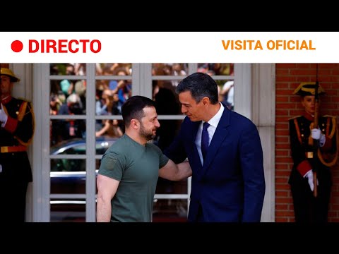 ZELENSKI en ESPAÑA: PEDRO SÁNCHEZ recibe al PRESIDENTE de UCRANIA en MONCLOA  | RTVE